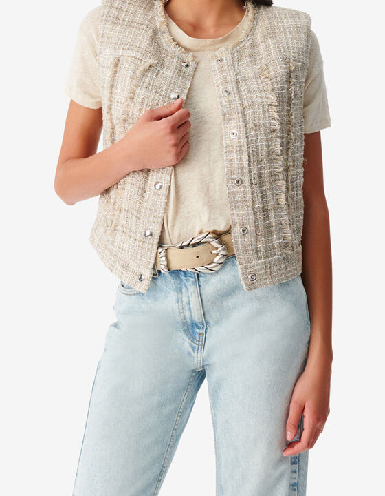 DILEA SLEEVELESS JACKET